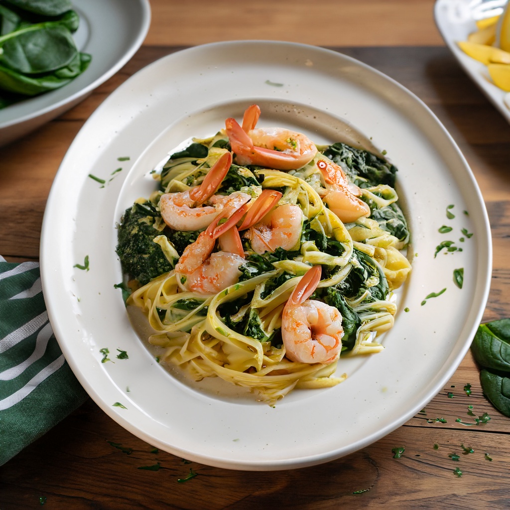 One-Pot Lemon Garlic Shrimp Pasta